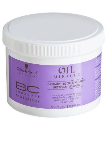 Schwarzkopf BC Oil Miracle Barbary Fig Oil & Keratin Restorative Mask 500ml